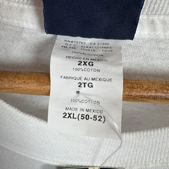 DAD World's Greatest Shirt Mens 2XL White Greatest Hits DJ Graphic Tee Funny - Picture 4 of 8